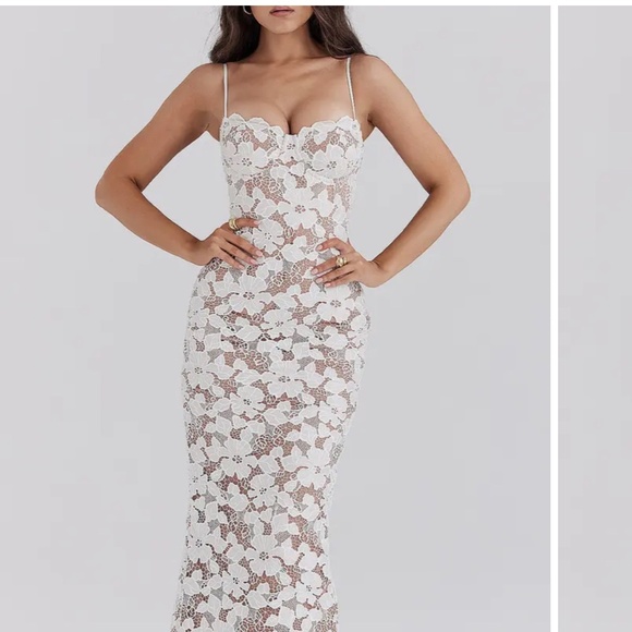 House of CB Dresses & Skirts - Pearl Floral Lace Gown from House of CB